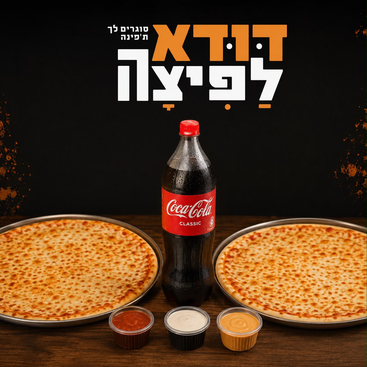 דודא לפיצה ושתייה